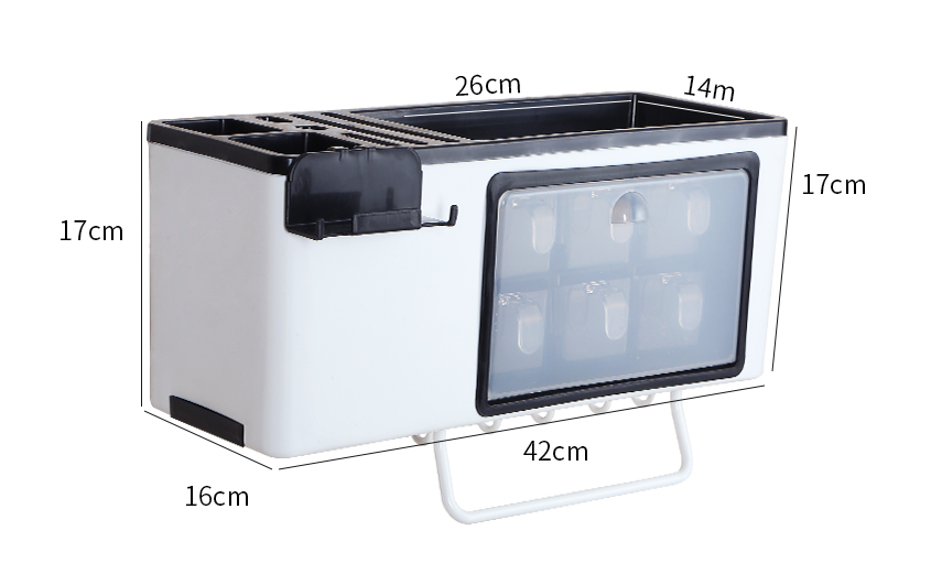 Kitchenware Rack Seasoning Storage Box Multifunctional Condiment Storage