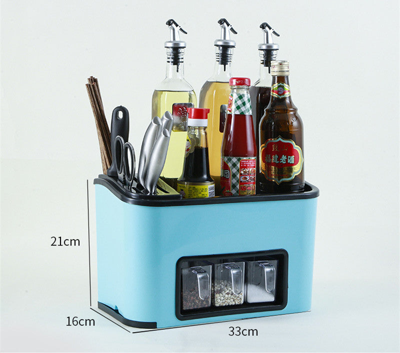 Kitchenware Rack Seasoning Storage Box Multifunctional Condiment Storage