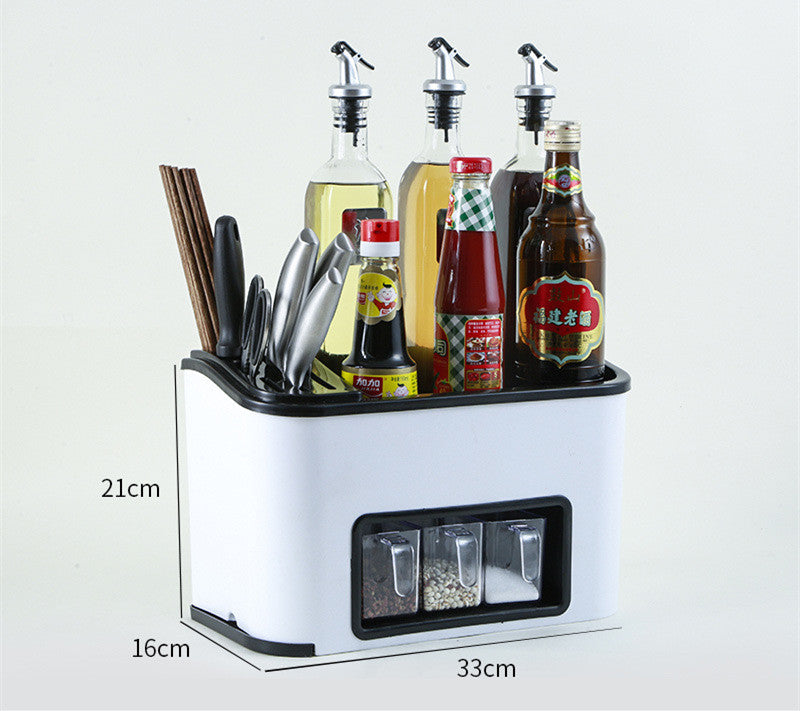 Kitchenware Rack Seasoning Storage Box Multifunctional Condiment Storage