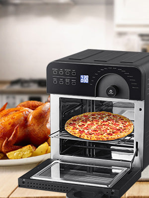 GRILL Reinigung Geek Chef Air Fryer Oven Toaster 4 Slice Toaster
