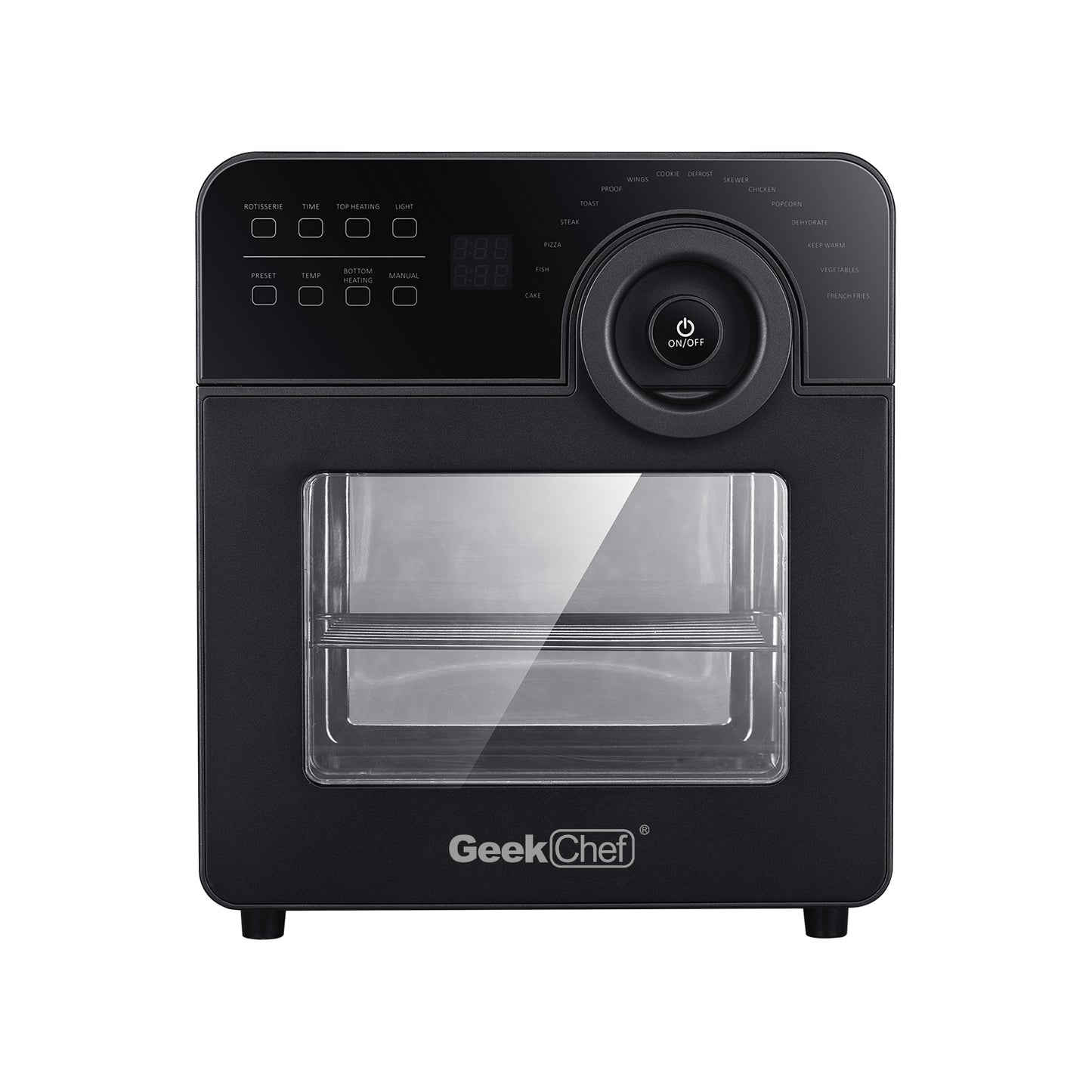 GRILL Reinigung Geek Chef Air Fryer Oven Toaster 4 Slice Toaster