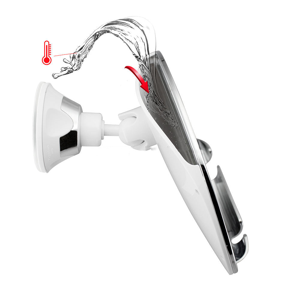 Vanity Mirror With Anti-fog Suction Cup In Bathroom