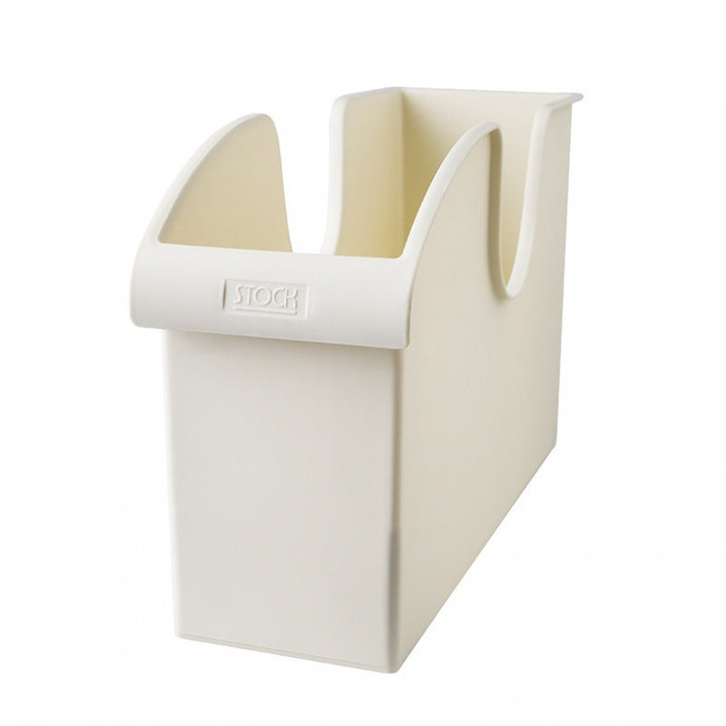 Kitchen Useful Special Storage Box Pulley Pot Cover Plastic Shelf