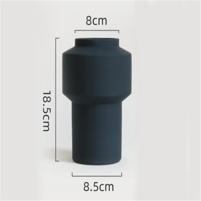 Nordic Simple Morandi Art Vase Villa Home Vases Decoration