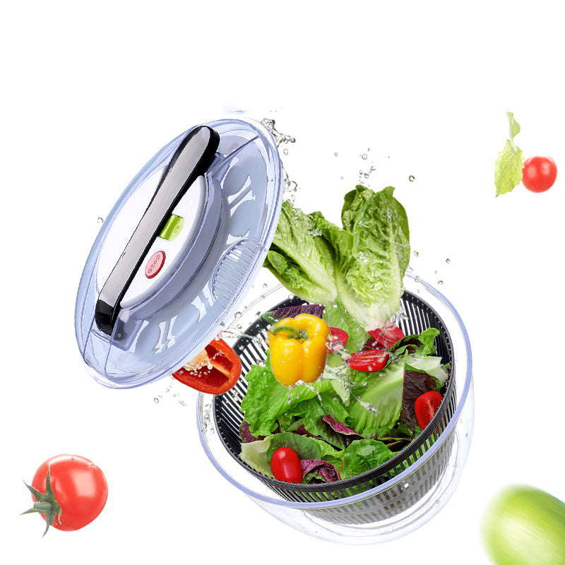 2 in 1 Washing Dehydrating Press Salad Bowl