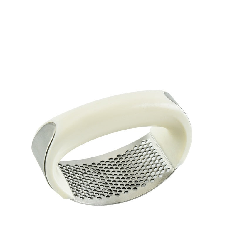 Stainless Steel Garlic Masher Garlic Press Household Manual Curve