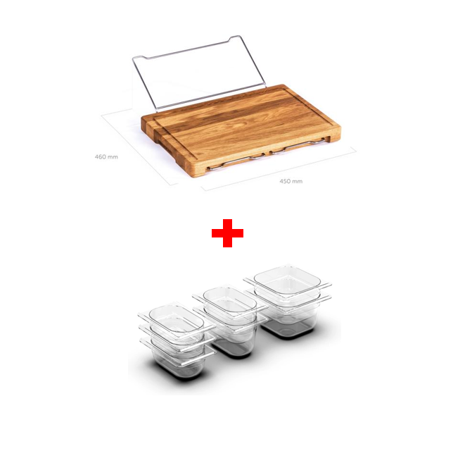 Vegetable Kitchen Cutting Board With Trays Storage Box Multifunction