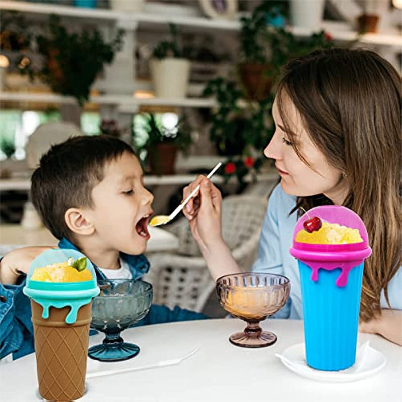 Summer Squeeze Homemade Ice Cream Quick-Frozen Smoothie Slushy Maker