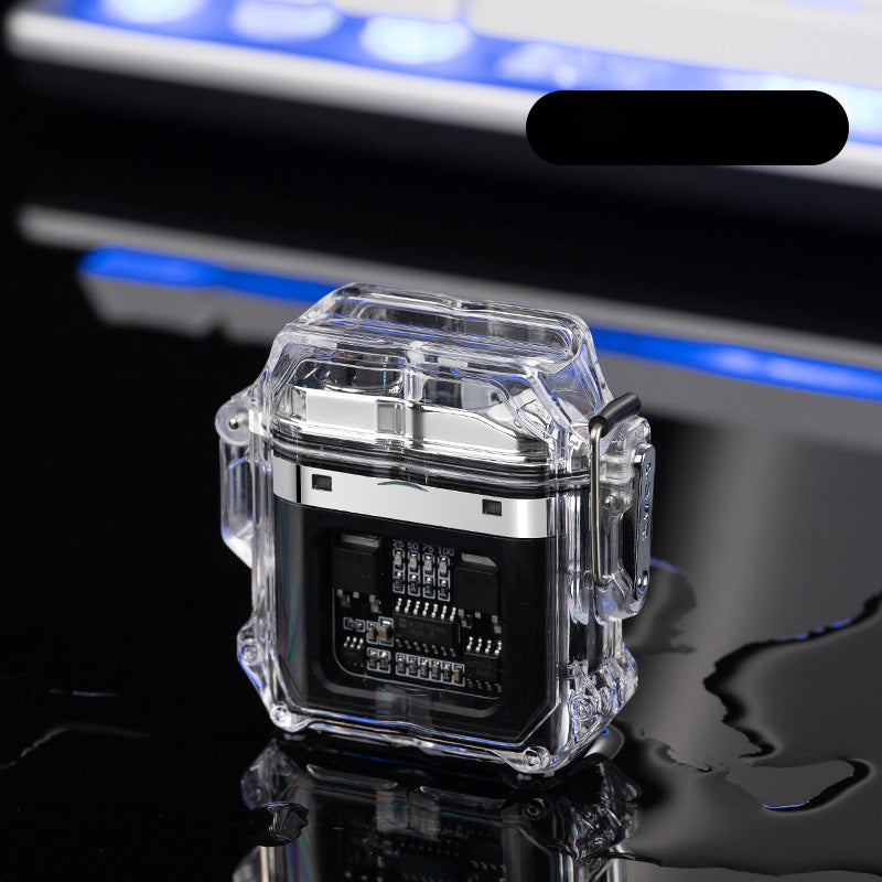 USB Lighter Windproof Double Arc Lighter Cigarette Lighter
