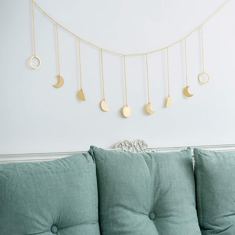 Lunar Eclipse Ornaments Boho Home Decor Moons Simplicity Garland