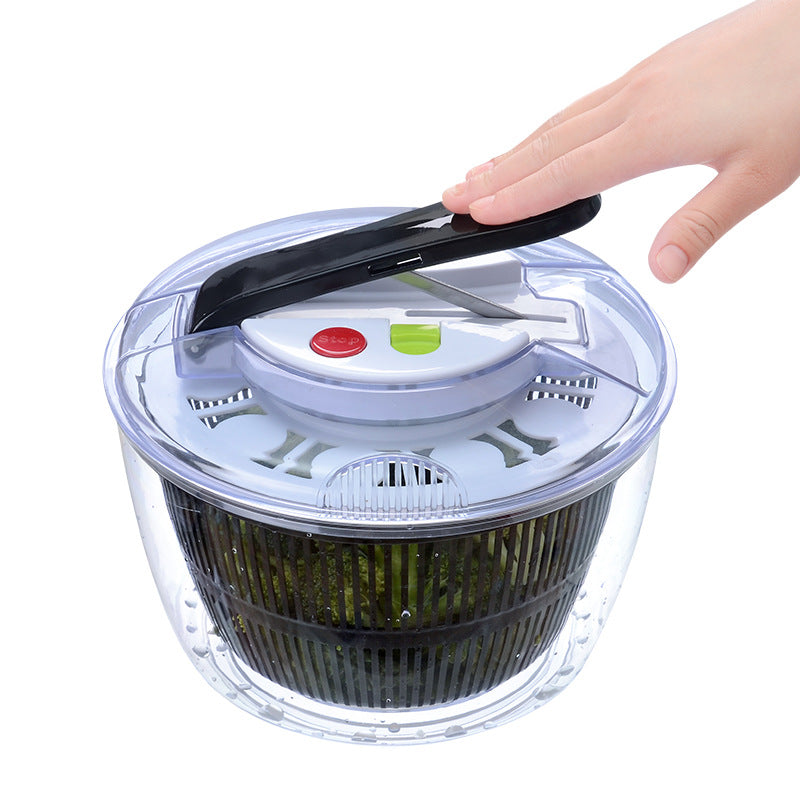 2 in 1 Washing Dehydrating Press Salad Bowl