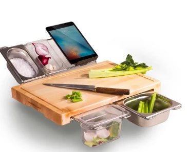 Vegetable Kitchen Cutting Board With Trays Storage Box Multifunction