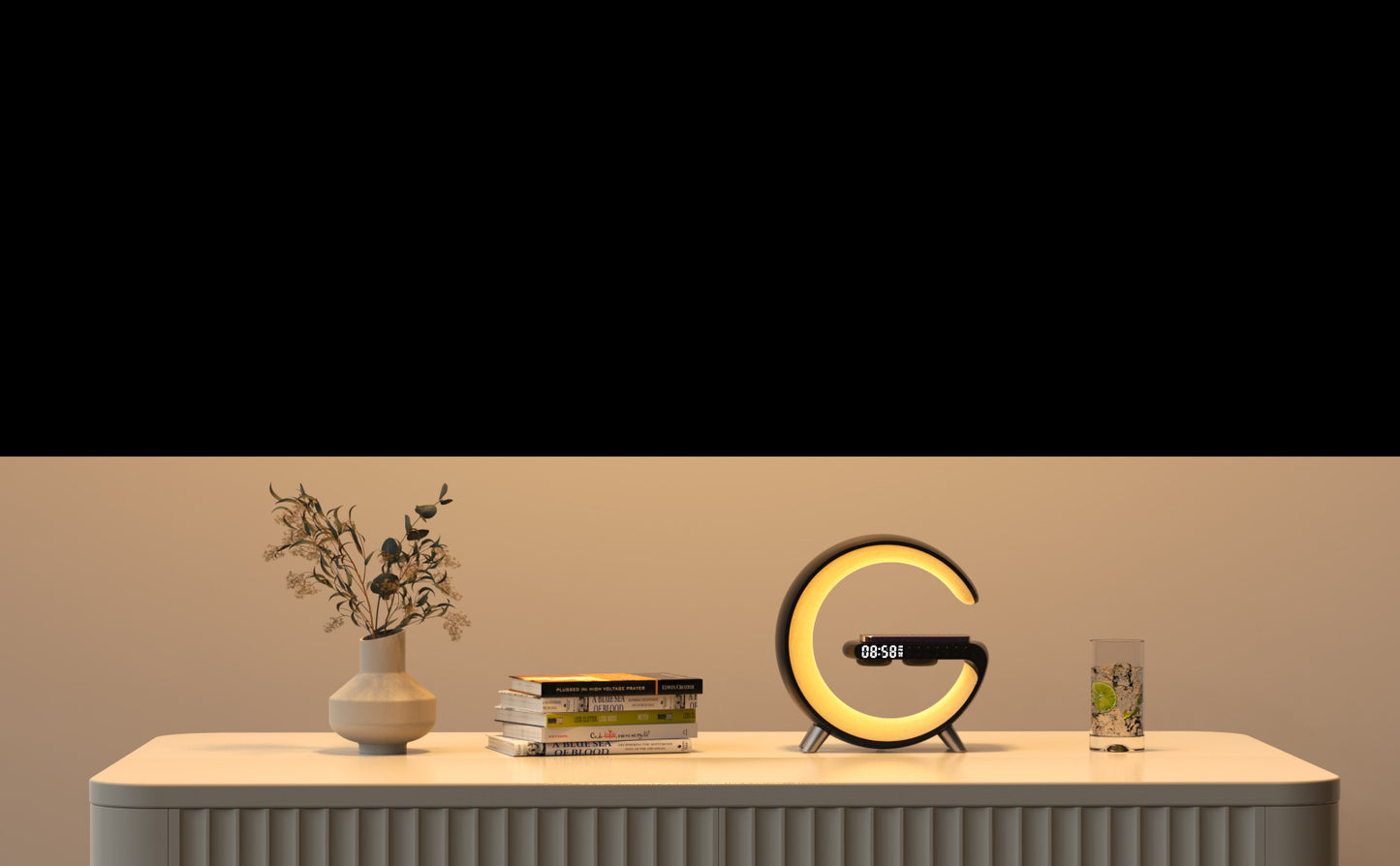 New Intelligent LED Lamp Bluetooth Speaker Atmosphere Lamp