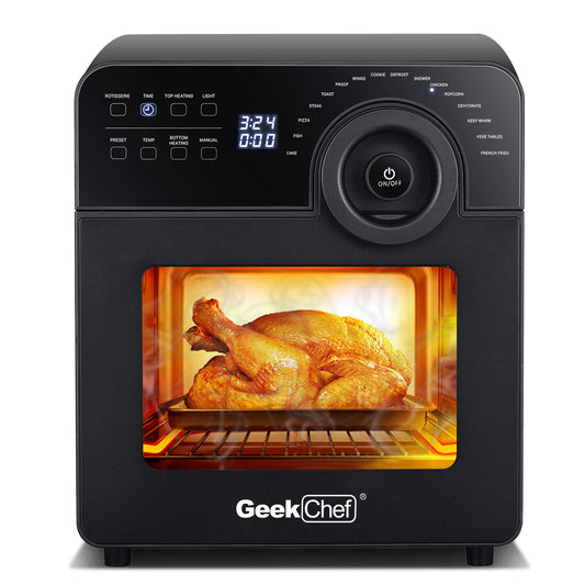 GRILL Reinigung Geek Chef Air Fryer Oven Toaster 4 Slice Toaster