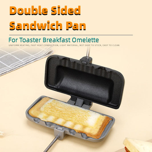Double-Sided Sandwich Pan Non-Stick Foldable Grill Frying Pan