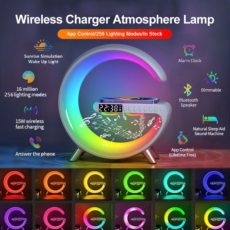 New Intelligent LED Lamp Bluetooth Speaker Atmosphere Lamp