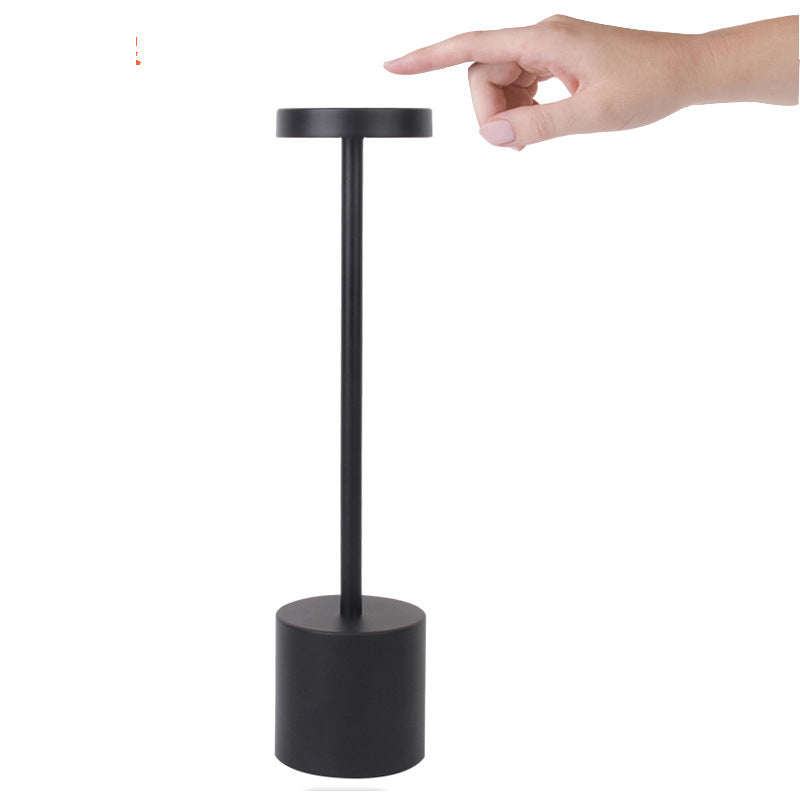 LED Aluminum Rechargeable Desk Lamp Touch Dimming Metal Table Lamps