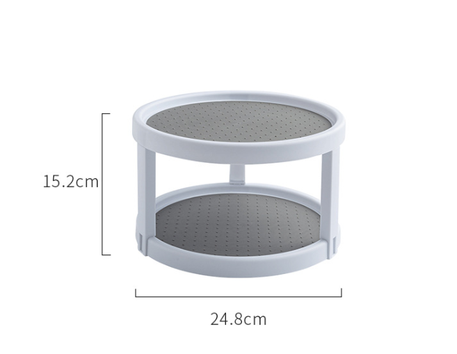 Multi Level Rotary Kitchen Spice Manager for Cabinets Pantries