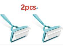Lazy person retractable fiber cleaning rod cleaning brush door frame baseboard mop.