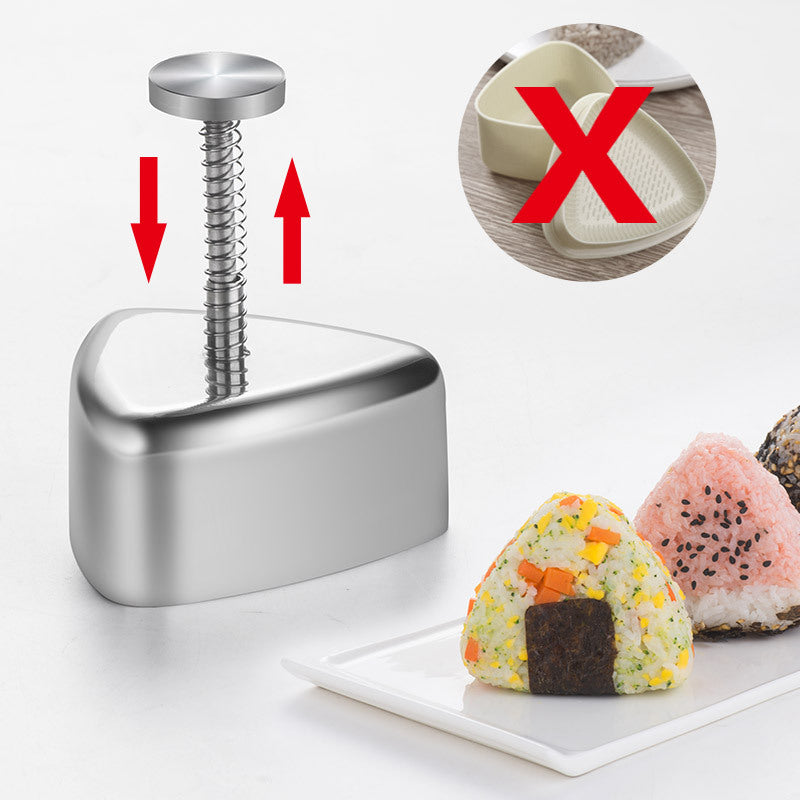 Stainless Steel Rice And Vegetable Roll Mould Triangle Gadgets