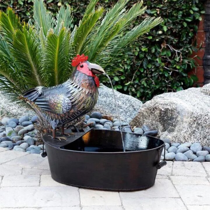 New Fountain Garden Art Decoration Flowing Water Private Molds Resin Crafts