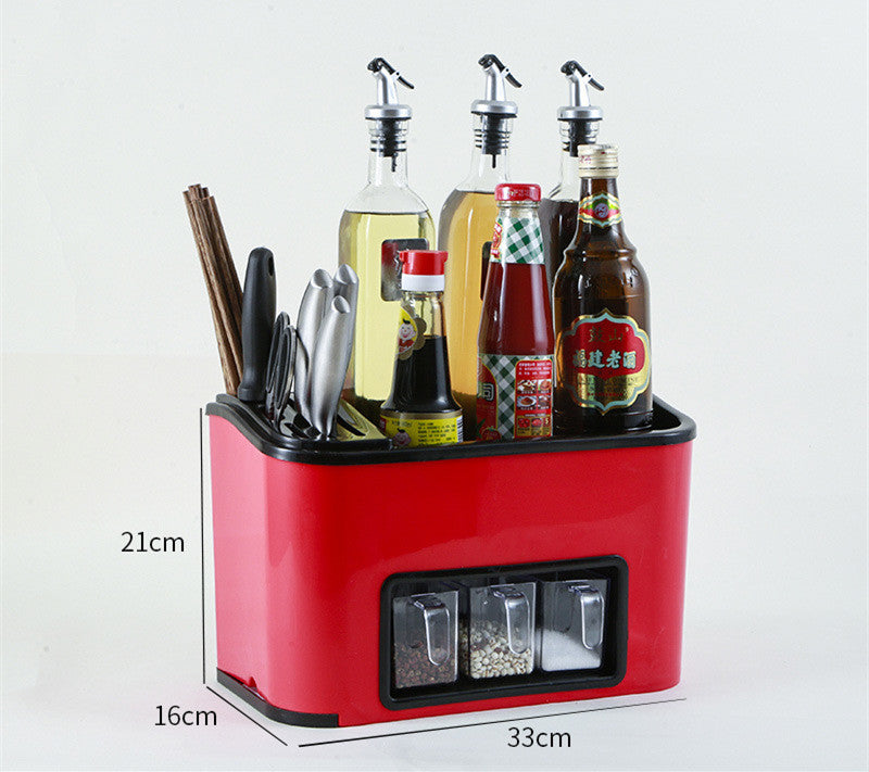 Kitchenware Rack Seasoning Storage Box Multifunctional Condiment Storage