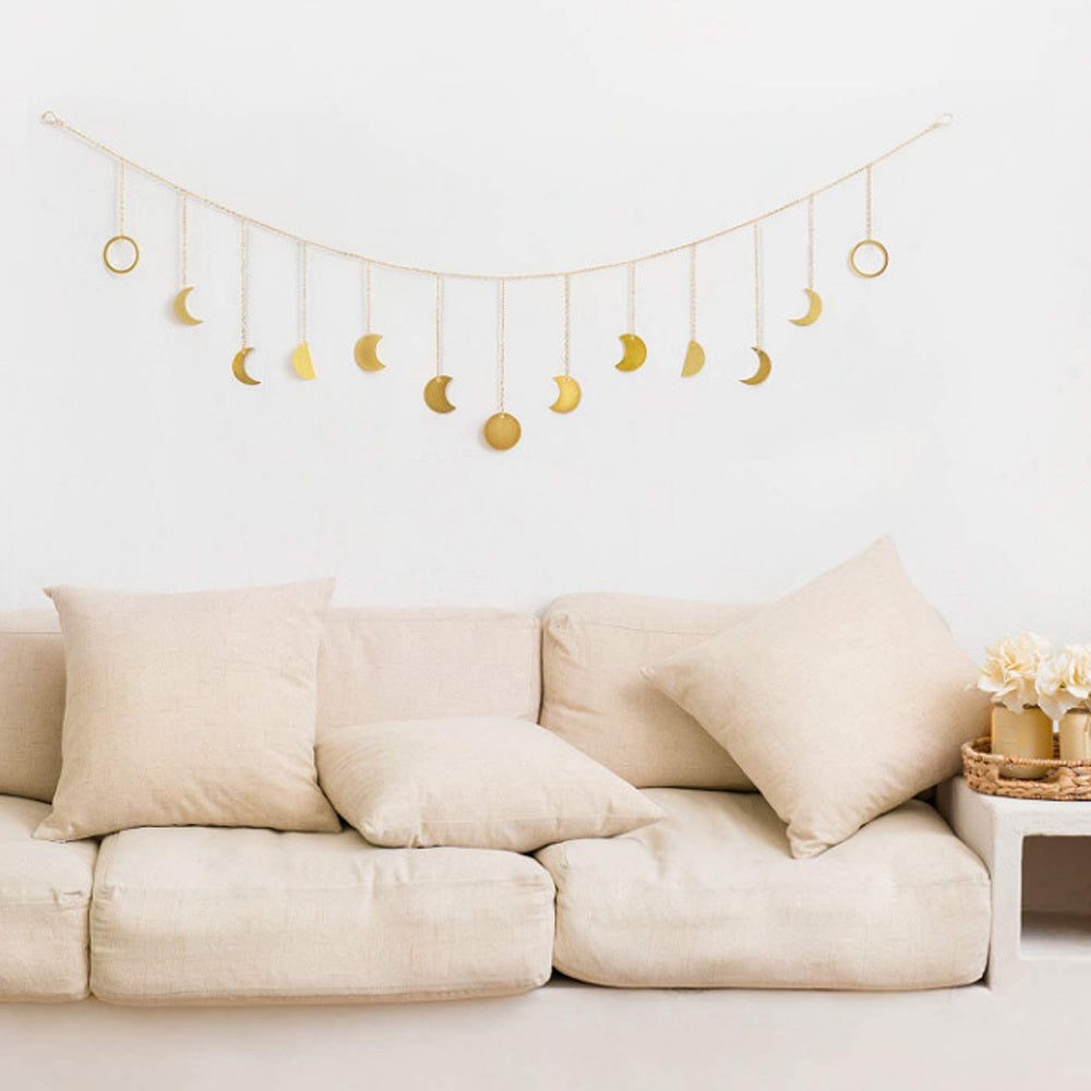 Lunar Eclipse Ornaments Boho Home Decor Moons Simplicity Garland
