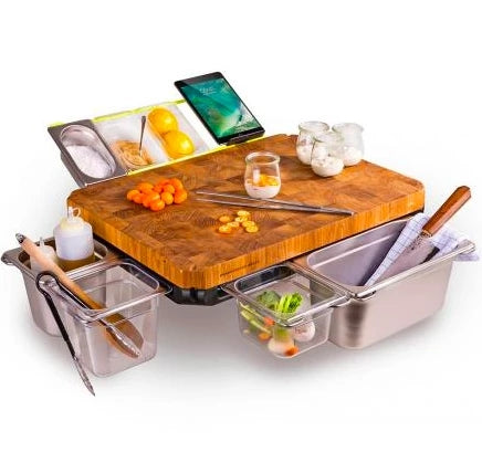Vegetable Kitchen Cutting Board With Trays Storage Box Multifunction