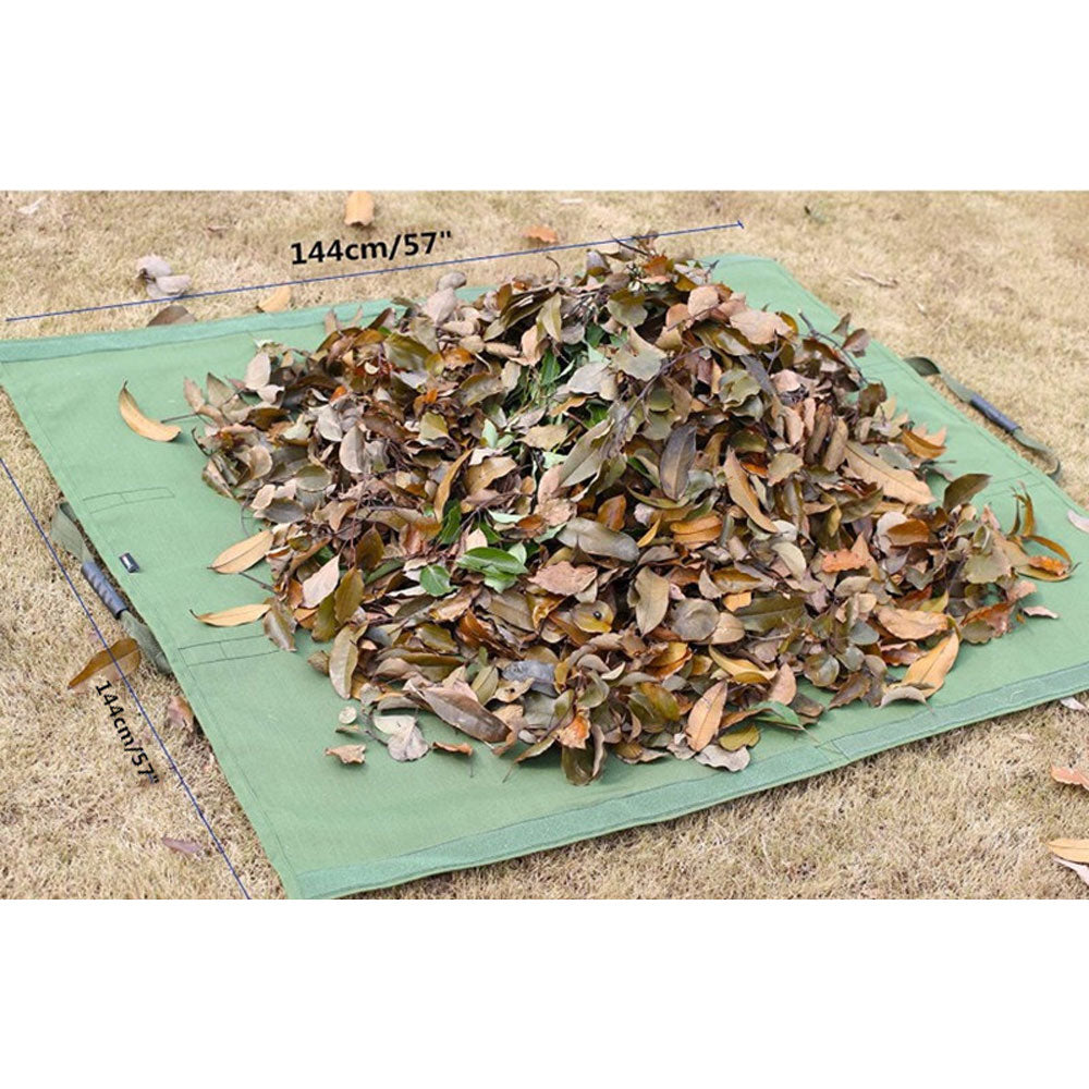 Garden Leaf Storage Outdoor Lawn Yard Waste Tarpaulin Container