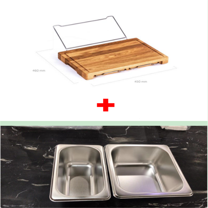 Vegetable Kitchen Cutting Board With Trays Storage Box Multifunction