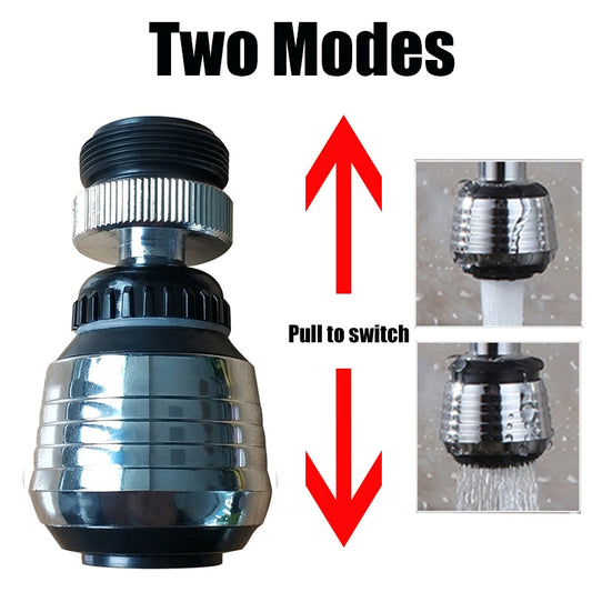 Rotating Water Saving Tap Connector Dual Mode
