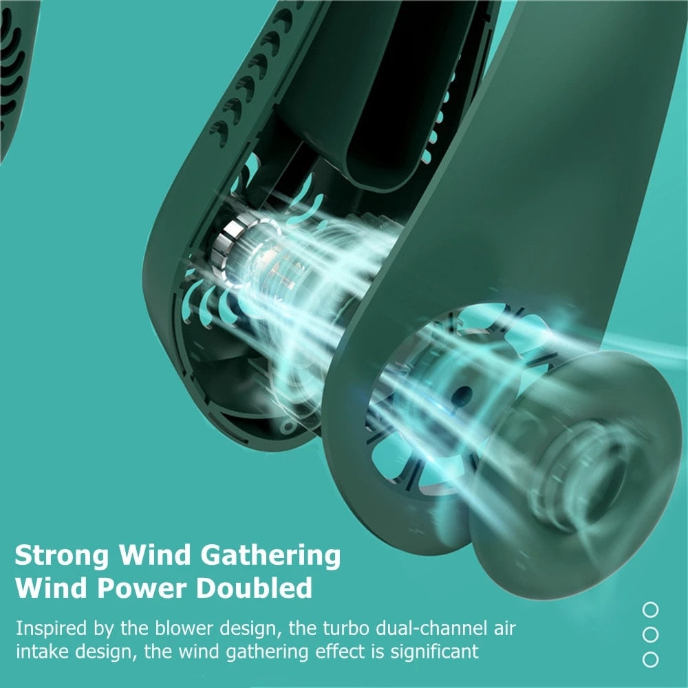 Hanging Neck Fans Mini Portable