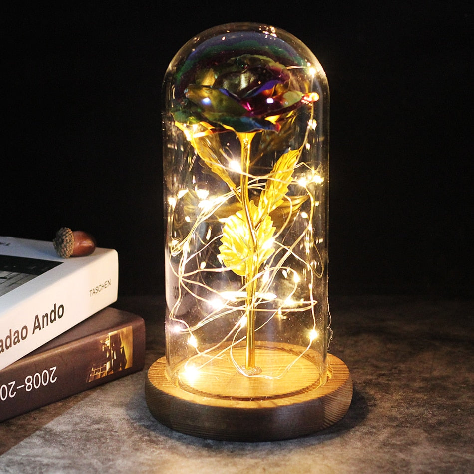 Galaxy Rose Artificial Flowers Beauty and the Beast