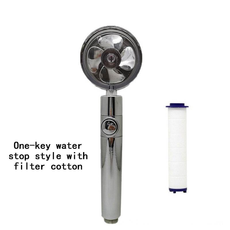 Rotated High-Pressure Handheld Shower Head