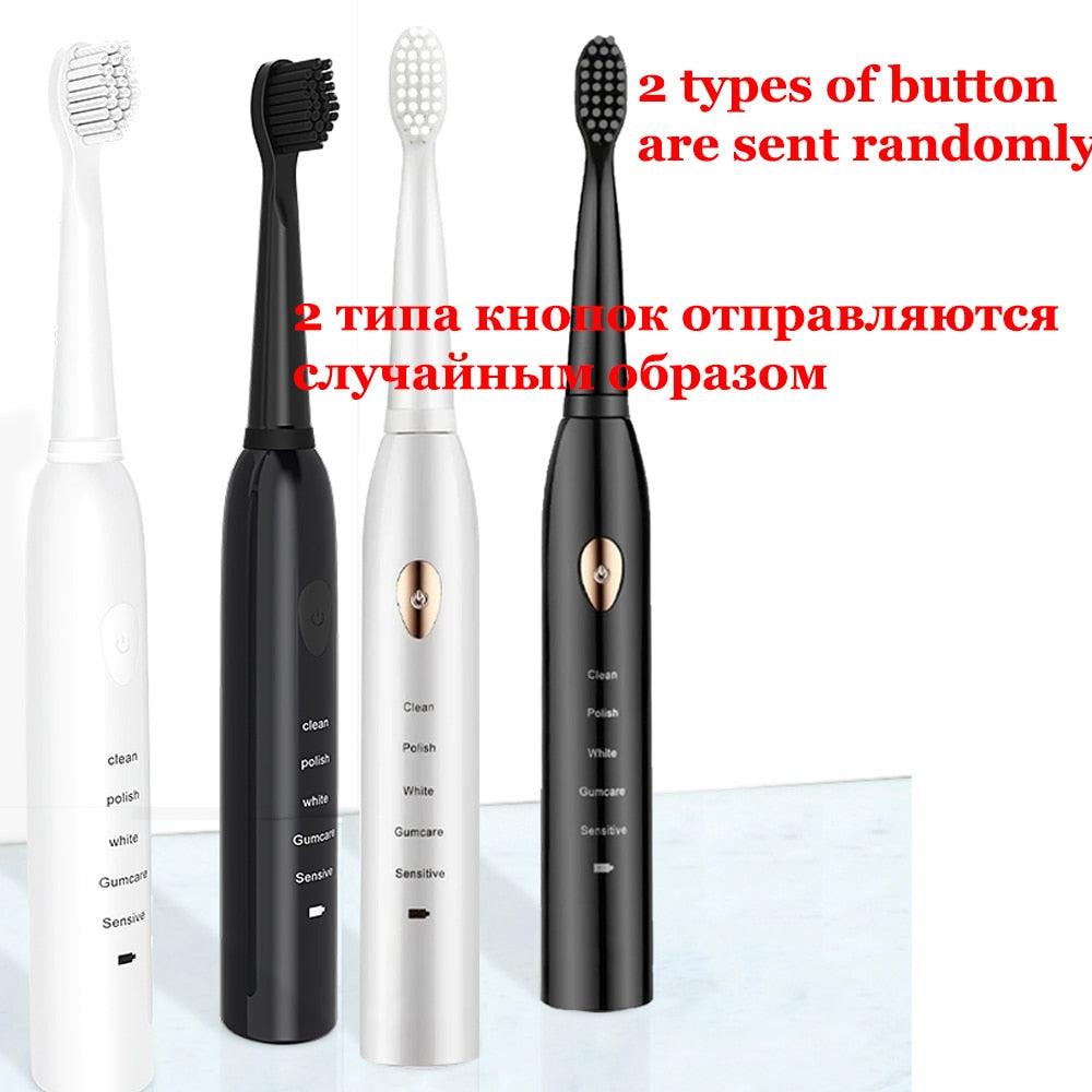 Ultrasonic Sonic Electric Toothbrush Rechargeable