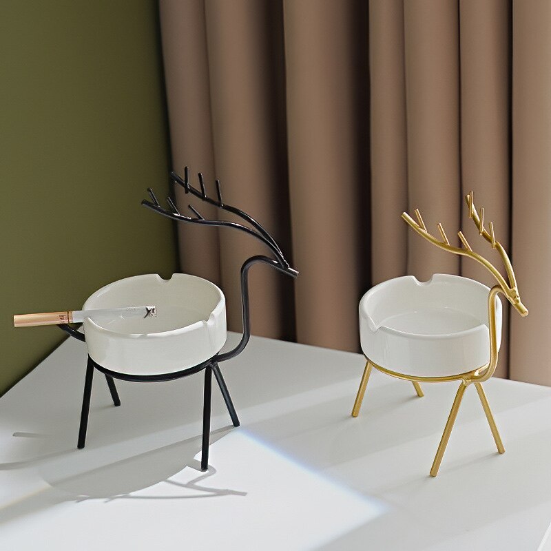 NEW Ashtray Art Metal Ashtray Home Decoration