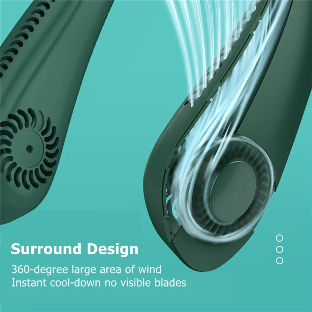Hanging Neck Fans Mini Portable