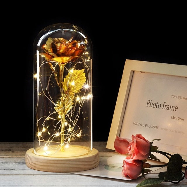 Galaxy Rose Artificial Flowers Beauty and the Beast