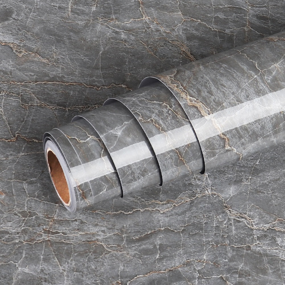 Waterproof Marble Self Adhesive Wallpaper Vinyl Film