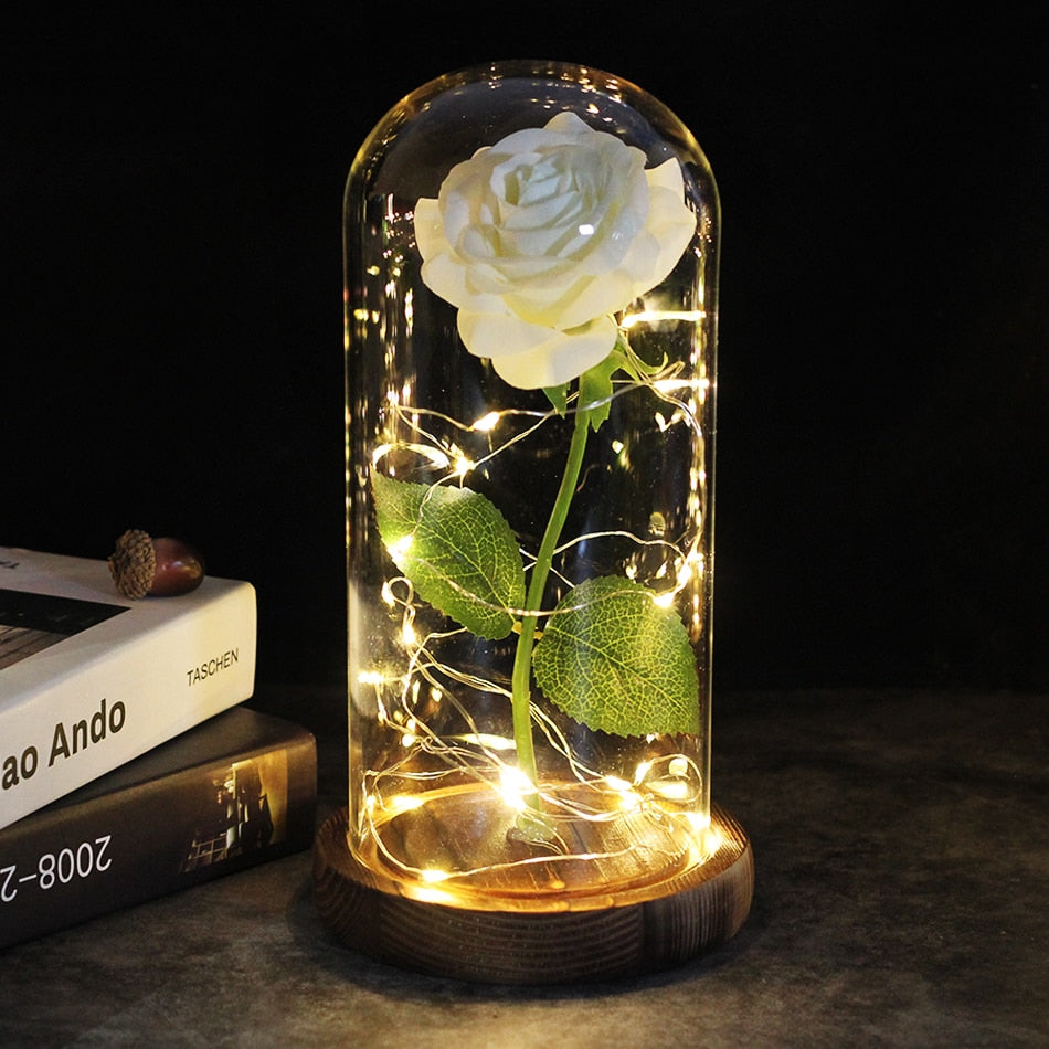 Galaxy Rose Artificial Flowers Beauty and the Beast