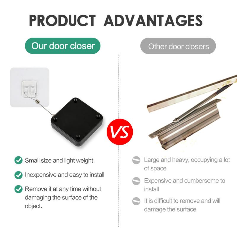 Punch-free Automatic Sensor Door Closer suitable
