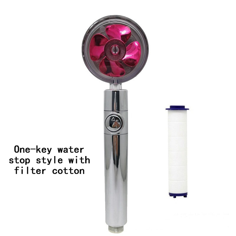 Rotated High-Pressure Handheld Shower Head