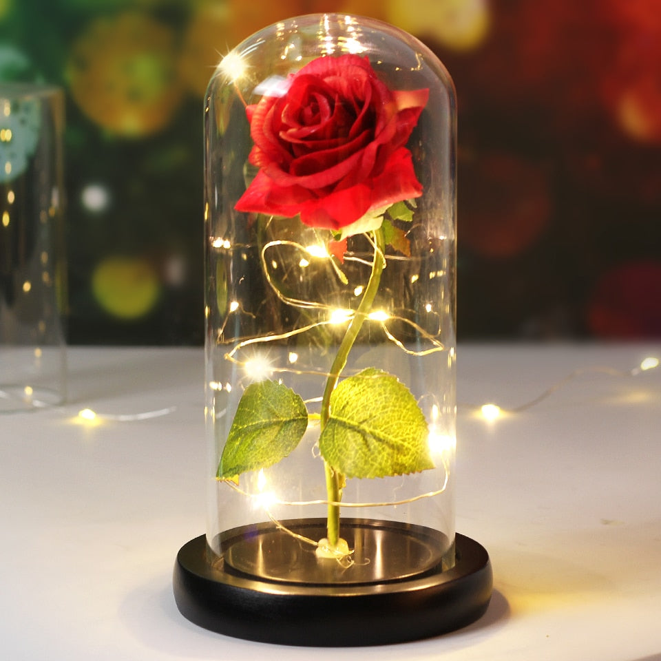 Galaxy Rose Artificial Flowers Beauty and the Beast