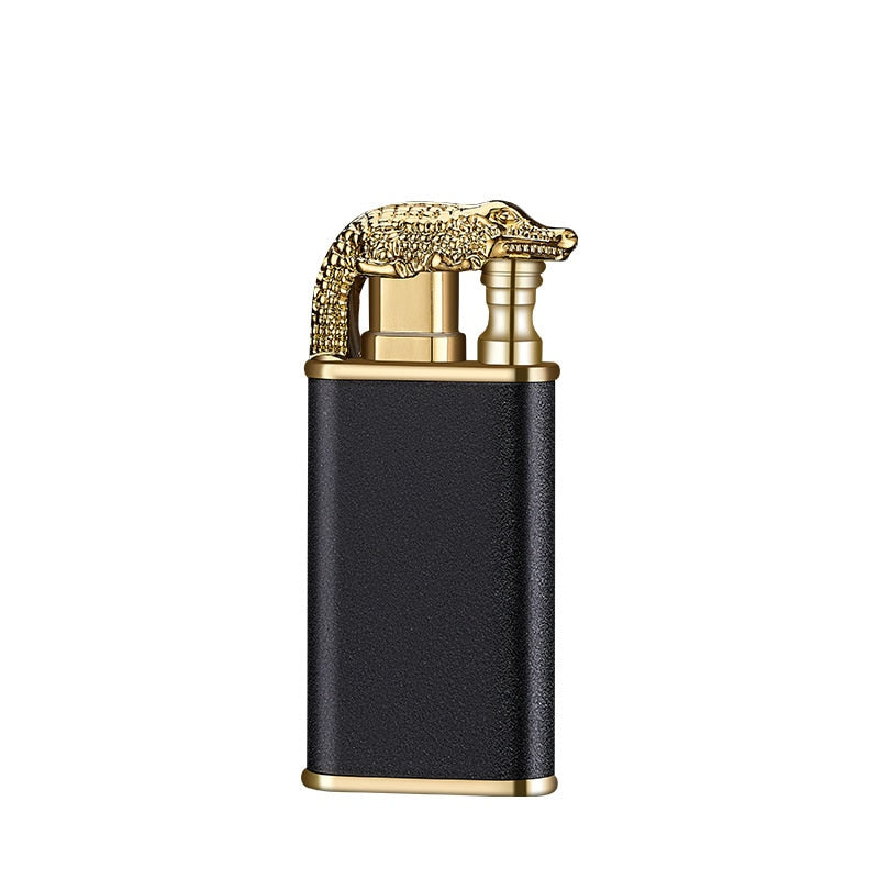 New Blue Flame Metal Crocodile Dolphin Double