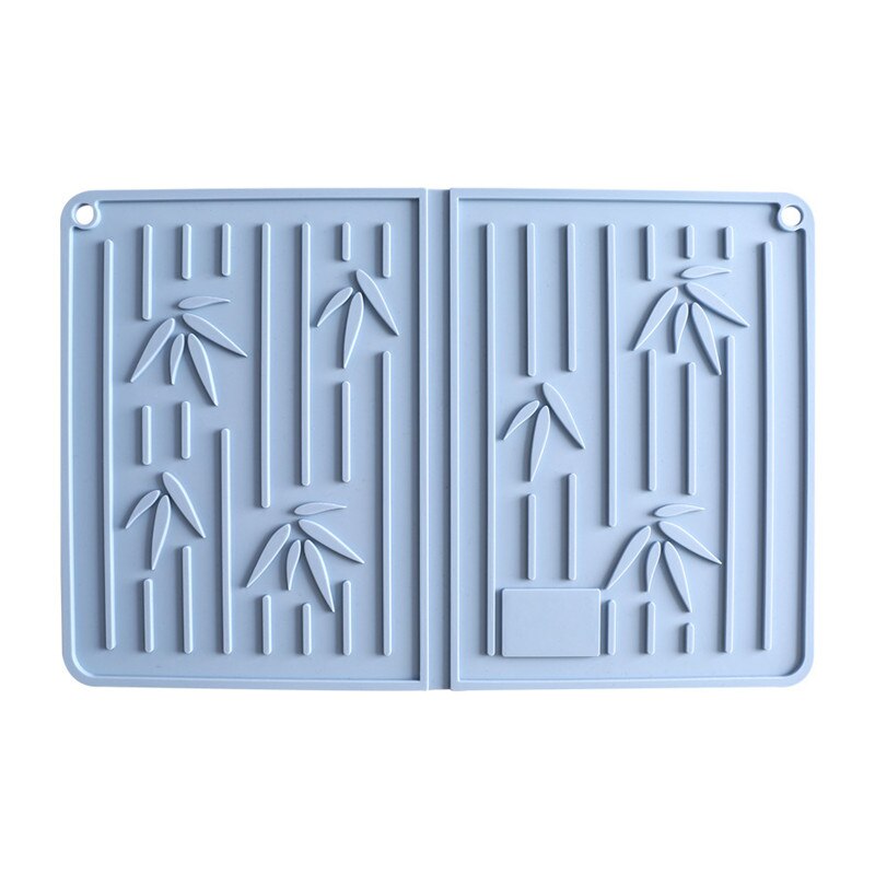 Foldable Drain Mat Kitchen Silicone Dish
