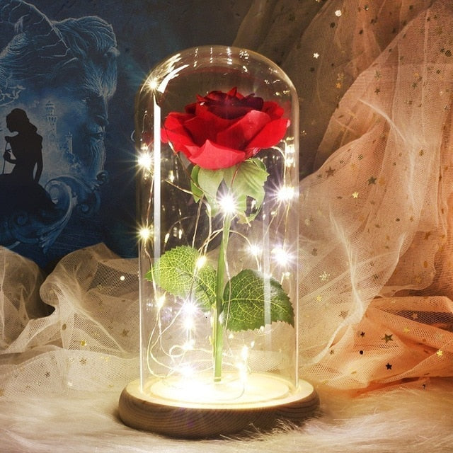 Galaxy Rose Artificial Flowers Beauty and the Beast