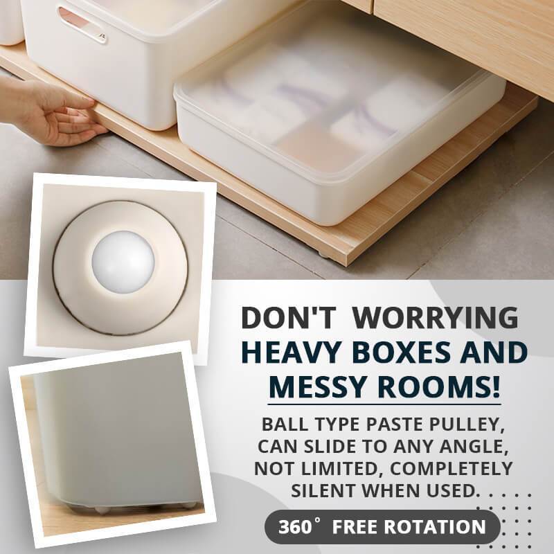 Paste Type Universal Pulley 4Pcs Adhesive