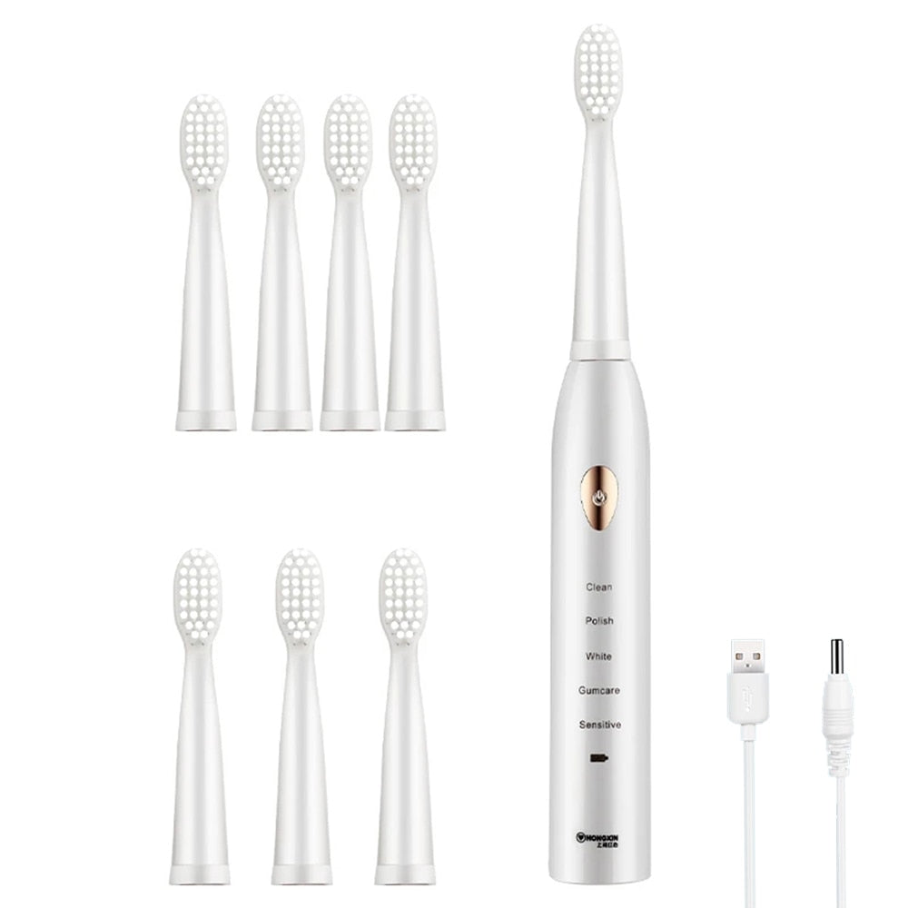 Ultrasonic Sonic Electric Toothbrush Rechargeable