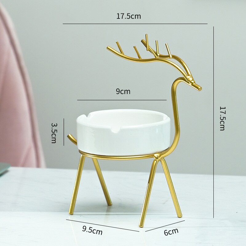 NEW Ashtray Art Metal Ashtray Home Decoration