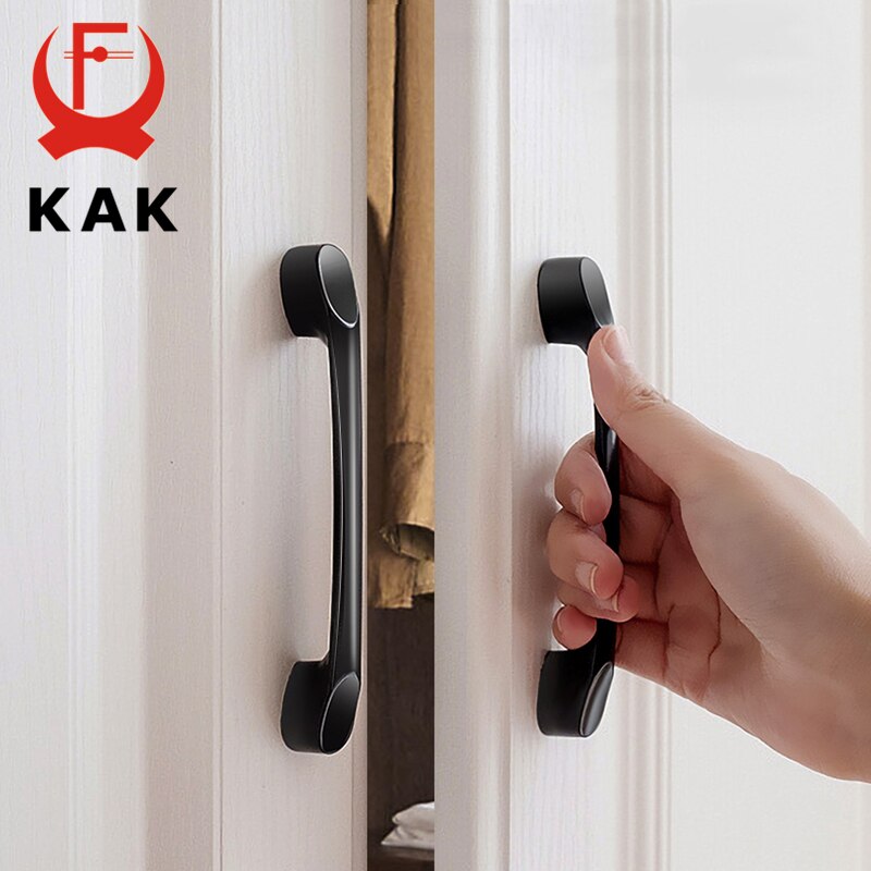 American Style Black Cabinet Handles Solid
